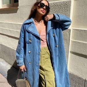 LAST 1️⃣—NWT Zara Denim Trench